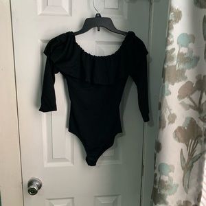 Off the shoulder bobysuit